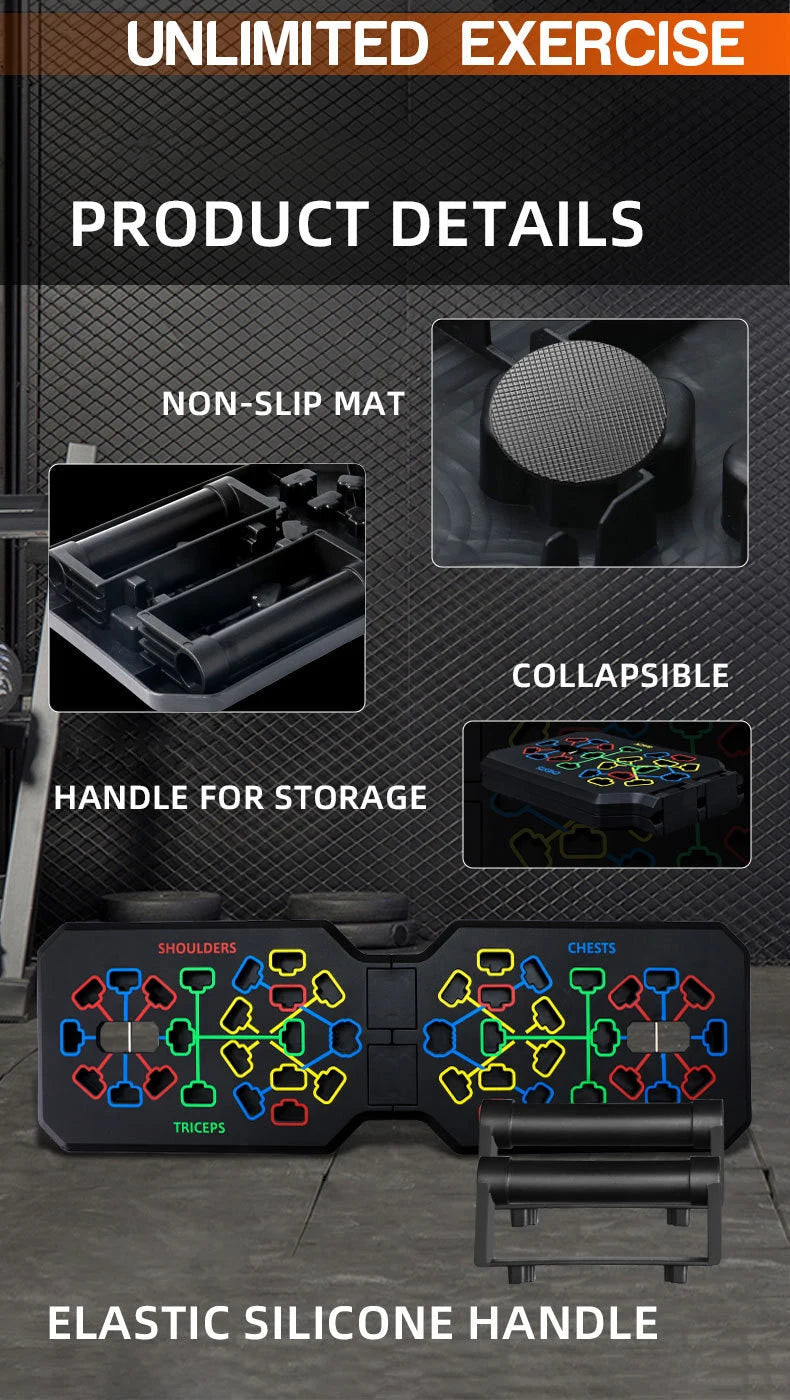 Multi function Push up board - Easy access to a Difficult training