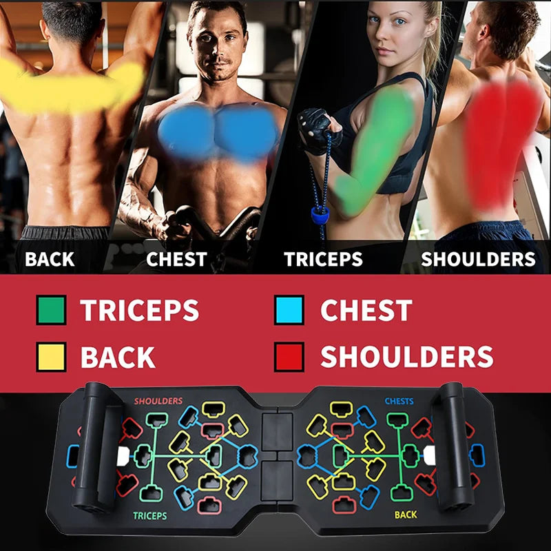 Multi function Push up board - Easy access to a Difficult training