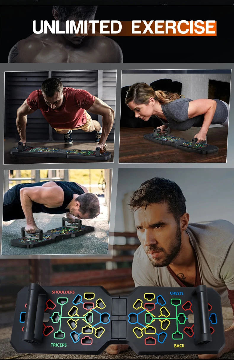 Multi function Push up board - Easy access to a Difficult training