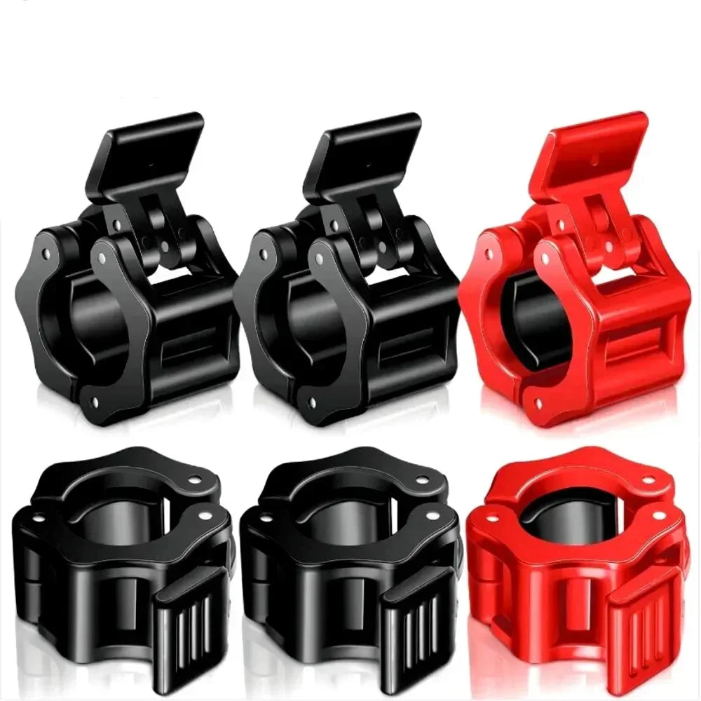 Quick Release Barbell Clamps - Lock and loaded