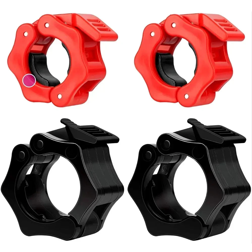 Quick Release Barbell Clamps - Lock and loaded