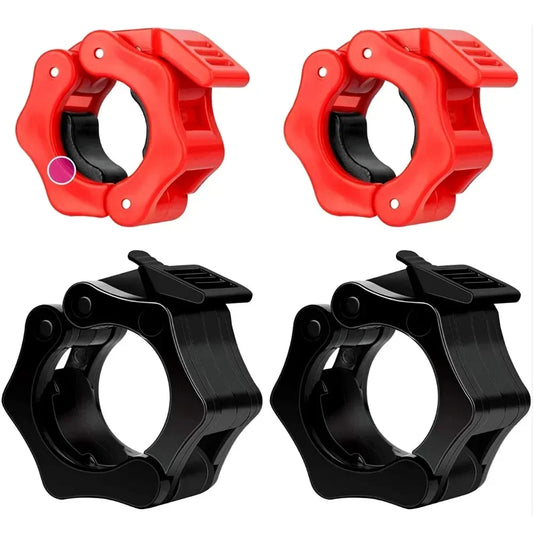 Quick Release Barbell Clamps - Lock and loaded