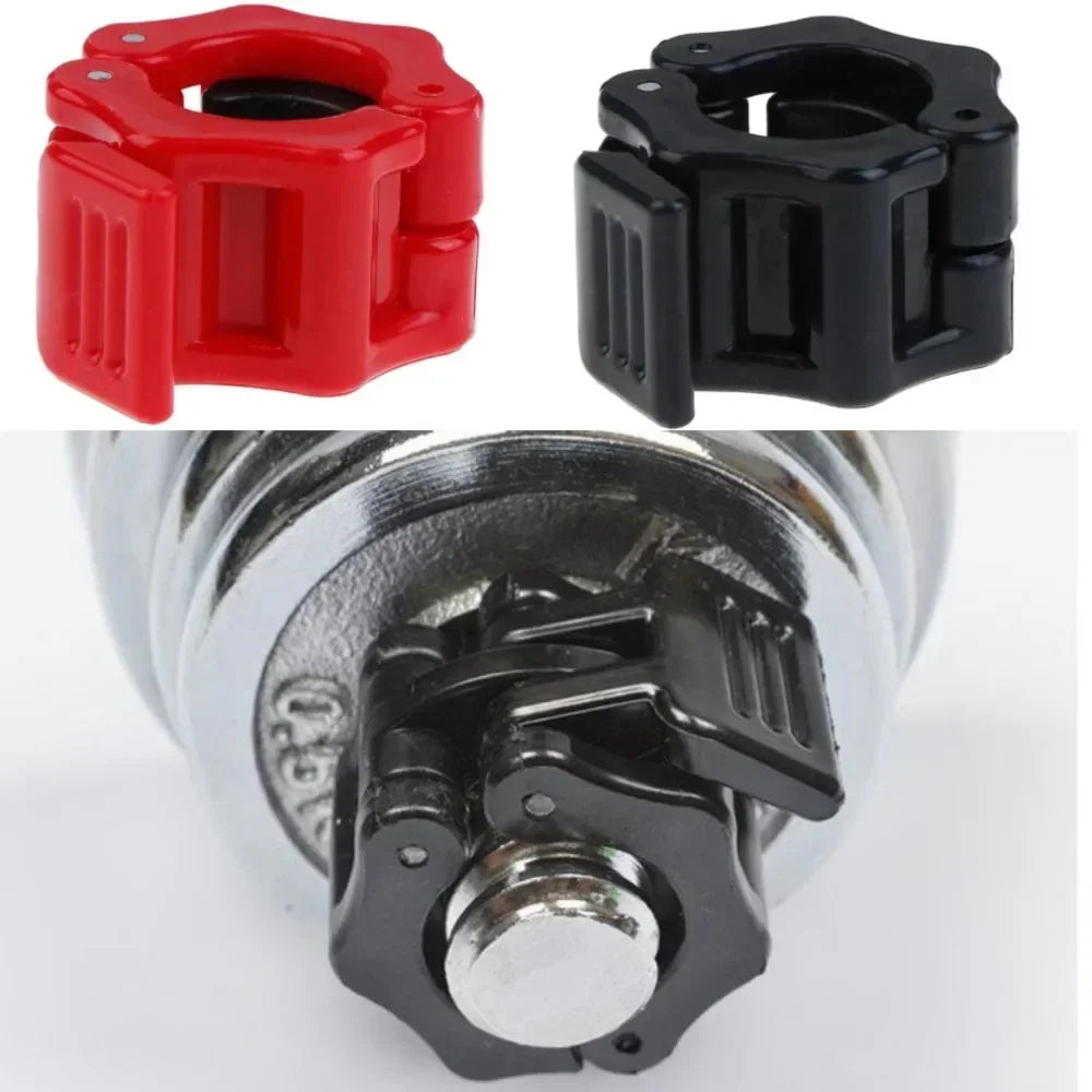 Quick Release Barbell Clamps - Lock and loaded