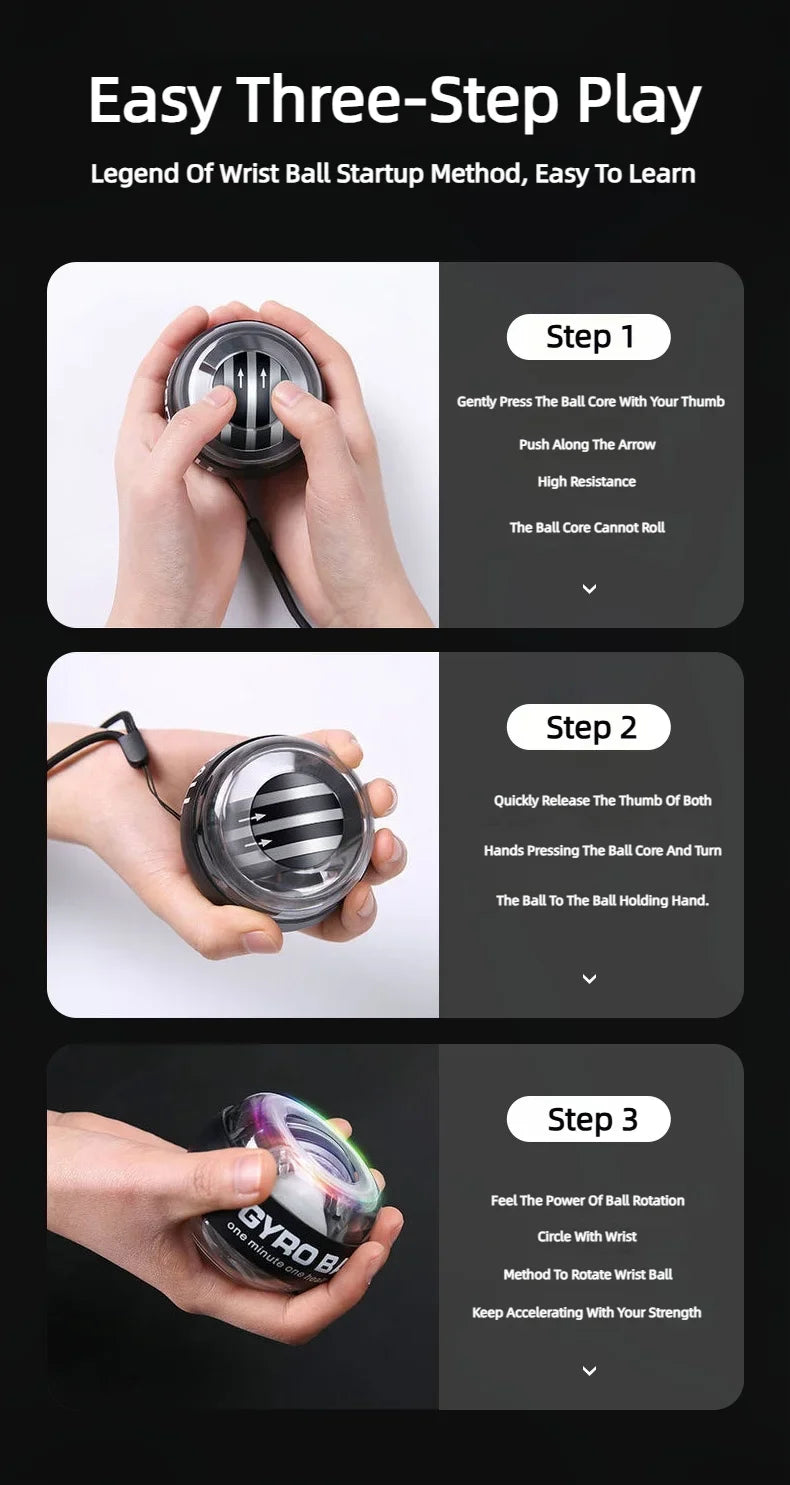 Gyroball Powerball - Ready to innovaitely strength your Forearm?