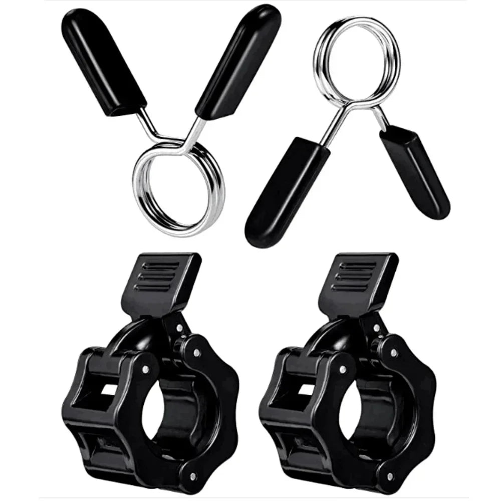 Quick Release Barbell Clamps - Lock and loaded