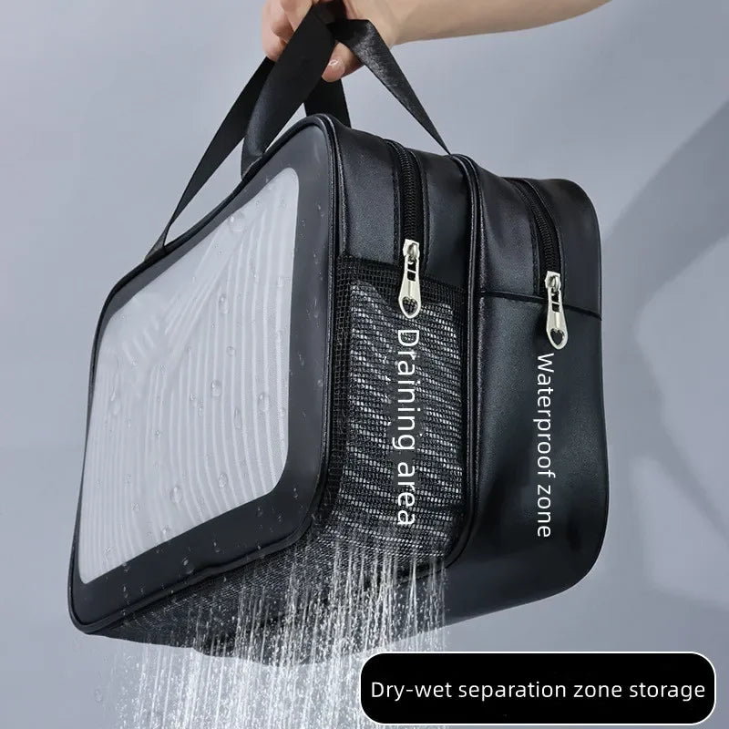 Transperant Dry/wet Saparation Bag